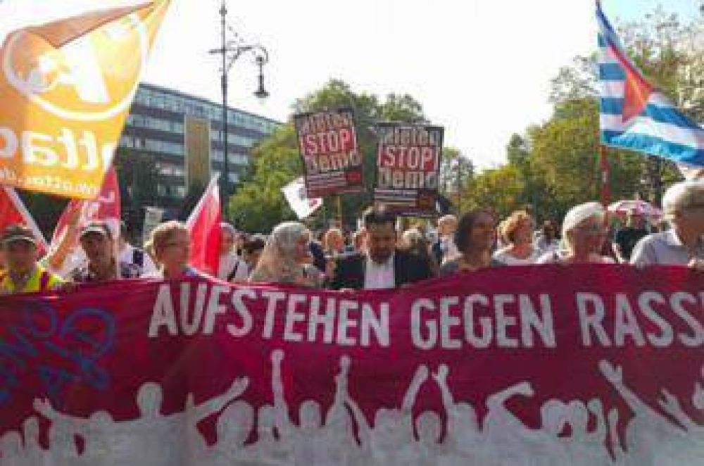 Musulmanes participaron de una masiva marcha contra el racismo en Berln