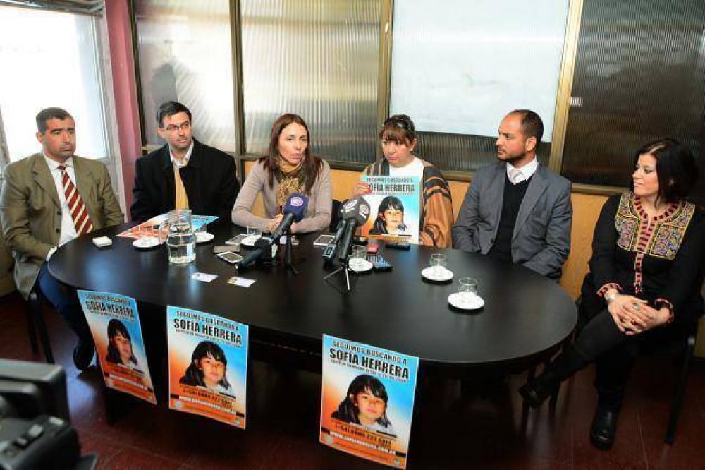 El Gobierno provincial colabora en la b�squeda de Sof�a Herrera