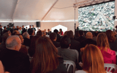 Men�ndez present� el Primer Parque Industrial de Merlo