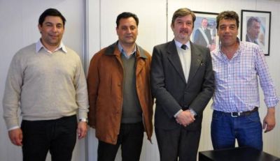 El ministro Daniel Orlando se reuni� con el intendente de Merlo