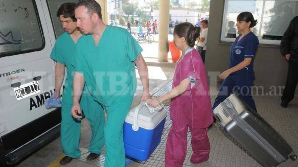 Realizan una ablaci�n de �rganos en el Hospital Regional