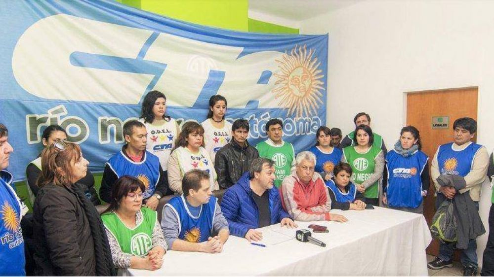 Martes 13: La CTA convoca a un paro y movilizaci�n en Cipolletti