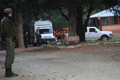 Caso Mu�oz: realizan un tercer allanamiento en las caba�as del dirigente barrial