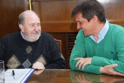 Verna firm� con Altolaguirre un aporte de $20 millones para obras de saneamiento