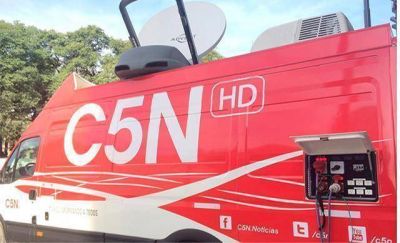 Arroyo orden� multar al m�vil de C5N que cubr�a la marcha de municipales