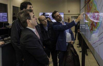 GRINDETTI JUNTO A BURZACO Y RITONDO POR LA SEGURIDAD DE LAN�S