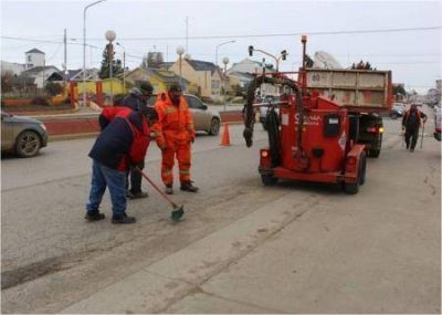 El Municipio realiz� prueba piloto de nuevo sistema de bacheo
