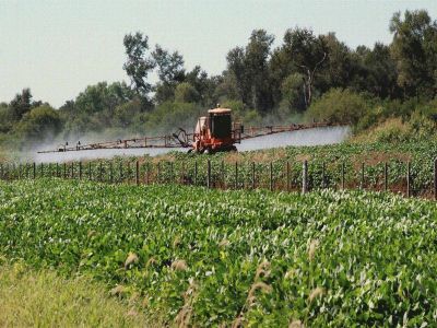 En Jun�n est� en vigencia la �franja verde� para las fumigaciones con glifosato