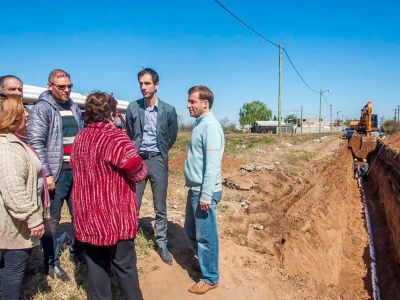 El barrio Jos� Hern�ndez contar� con el servicio de cloacas