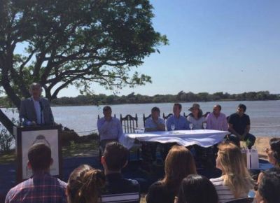 San Luis firm� un convenio con Chaco para la restauraci�n ambiental en la Cuenca del Morro