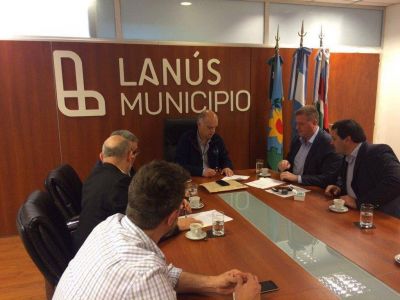 Lan�s: Grindetti y Milman firmaron el convenio de asistencia en seguridad