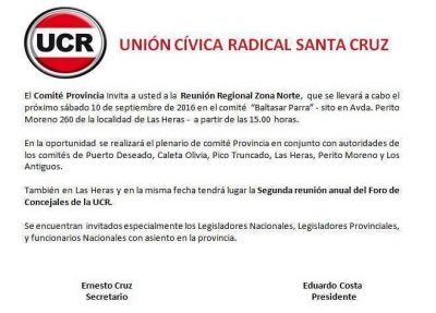 Aclaran que la reuni�n de UCR no era para intendentes