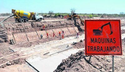 La obra del Desag�e Sur est� en el tramo final
