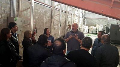 Vecinalistas se interiorizan sobre el trabajo de la Planta de Tratamiento