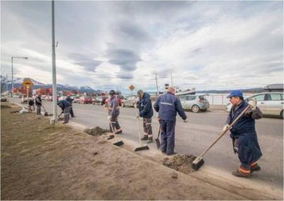 Comienza el operativo de limpieza en Ushuaia