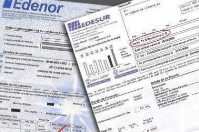 Empresas dicen que el 52% de los hogares abona s�lo $105 mensuales por la luz