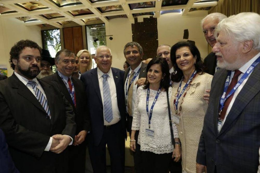 CJL. El Presidente de Israel se reuni con lderes judos de Latinoamerica