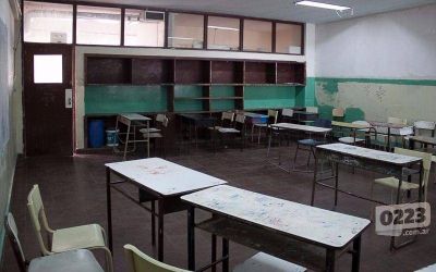 Por el temporal, se suspenden las clases para este martes en Mar del Plata