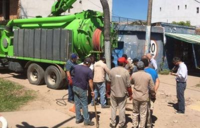 La Comuna verifica desag�es en la ciudad
