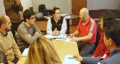 ATE se reuni� con funcionarios municipales