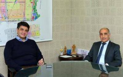 Salvador se reuni� con el Intendente y concejales de Vicente L�pez