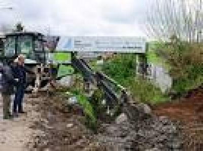 El Municipio entuba tramo del arroyo Fate y proyecta nueva calle