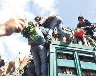 Un verdurazo en Plaza de Mayo no es pura verdura