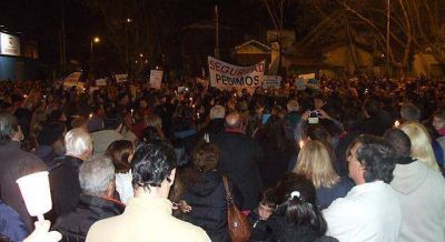 Lomas Sangra: Cientos de vecinos reclamaron seguridad