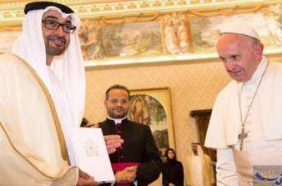 El Papa Francisco se re�ne con el Sheij Mohammed Bin Zayed de Emiratos �rabes