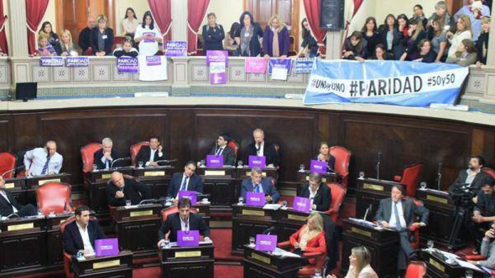 El Senado bonaerense vot por unanimidad el proyecto de paridad de gnero