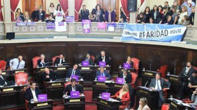 El Senado bonaerense vot� por unanimidad el proyecto de paridad de g�nero