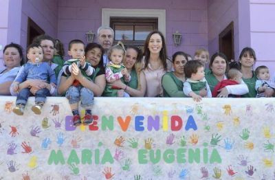 �Estoy muy entusiasmada porque veo que se avanza con obras�