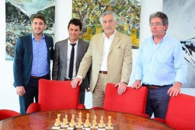 El gobernador recibi� a los secretarios de Deportes de San Juan y Mendoza