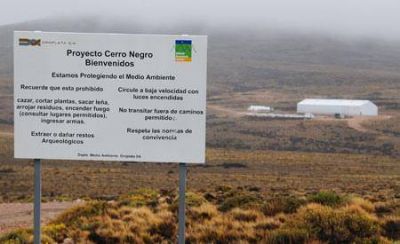 AOMA paraliz� las actividades en Cerro Negro