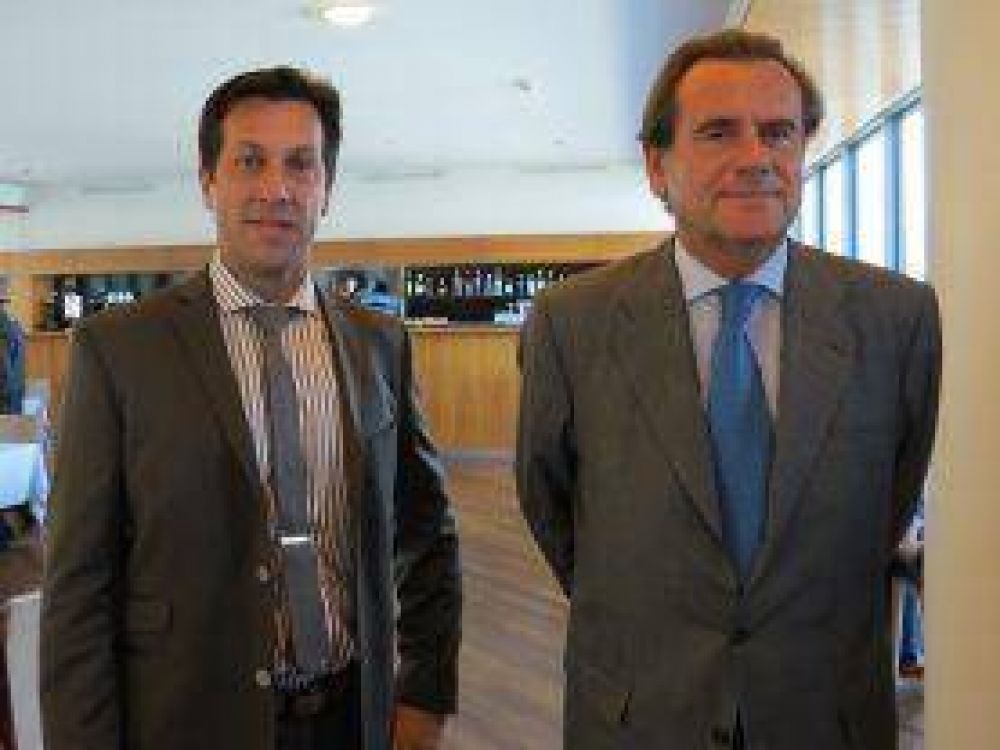 El Presidente de Puerto Quequn junto al Presidente del Puerto de Barcelona