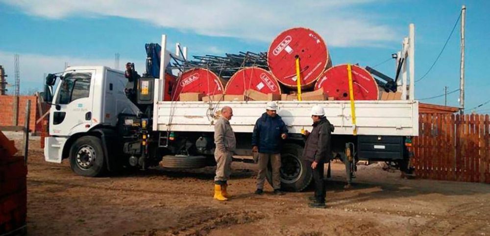 Llegaron las bobinas para la obra de repotenciacin