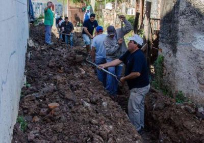 Sameep realiza extensi�n de red cloacal en Villa Odorico: una obra solicitada en audiencia p�blica