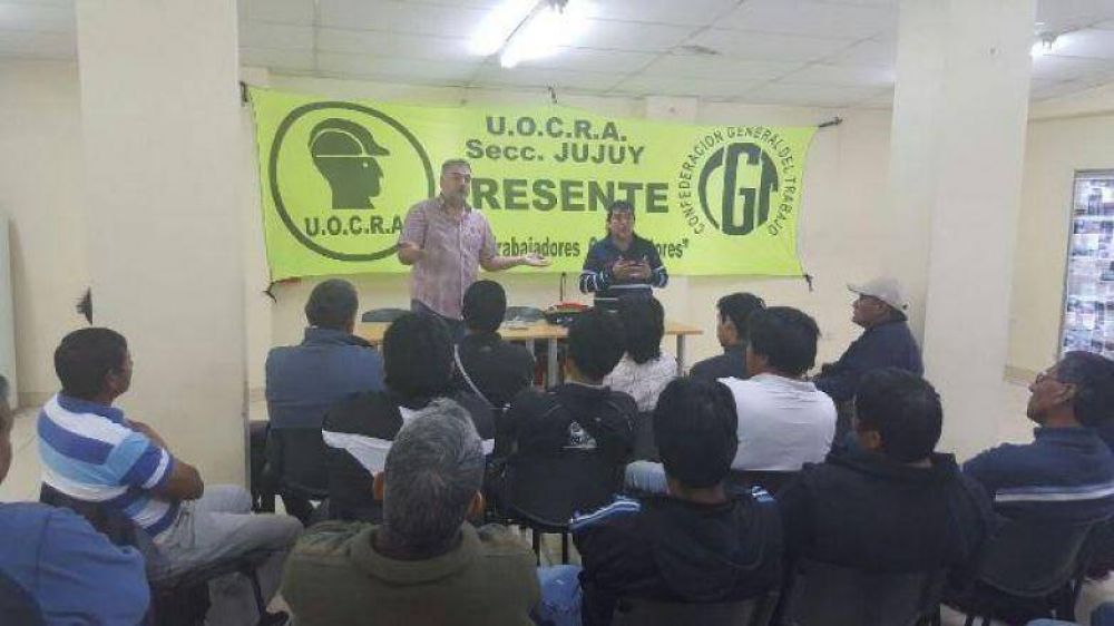 La UOCRA Jujuy ve con preocupacin la situacin de la obra pblica provincial