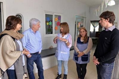 Concluy� otra obra municipal en uno de los jardines de infantes m�s importantes de San Fernando