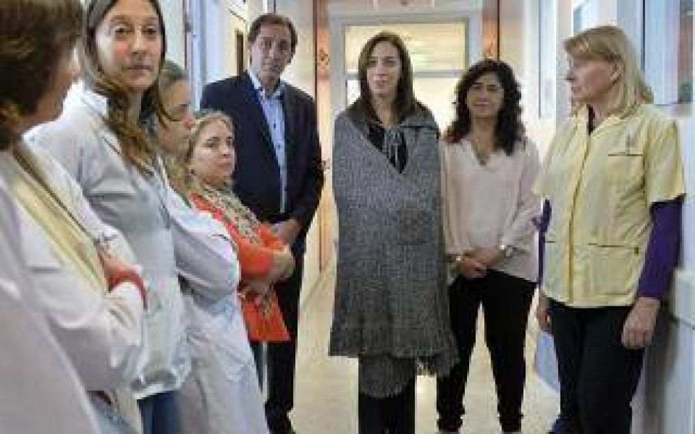 Vidal y Garro inauguraron sala de nutrici�n en el Hospital de Ni�os de La Plata