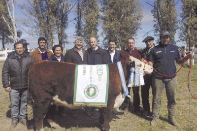 Alonso acompa�� la ganader�a de Chubut en la Exposici�n Nacional Patag�nica