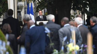 Francia homenaje� a las v�ctimas del terrorismo