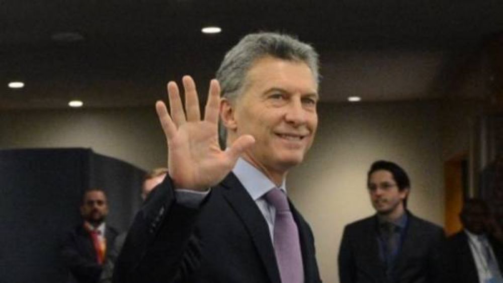 Macri ya est� en la sede de Naciones Unidas para su primer discurso ante la Asamblea General