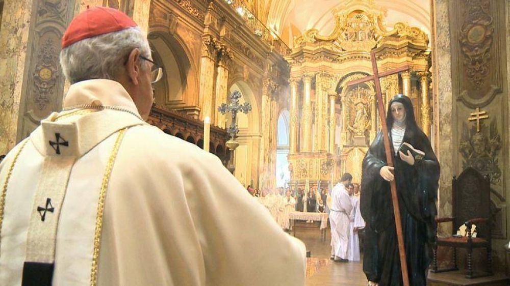 El cardenal Poli destac la confianza en Dios de Mama Antula para ser misionera y peregrina