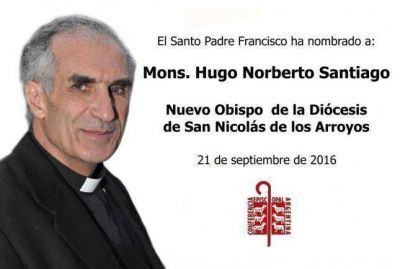 Mons. Hugo Santiago, nuevo Obispo de San Nicol�s de los Arroyos
