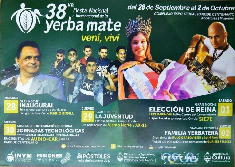 Presentaron el cronograma de actividades de la 38 Fiesta Nacional de la Yerba Mate