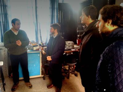 Bonifatti conoci� la experiencia de paneles solares de la facultad de ingenier�a