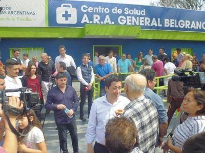 Nardini reinaugur� la sala m�dica General Belgrano de Pablo Nogu�s