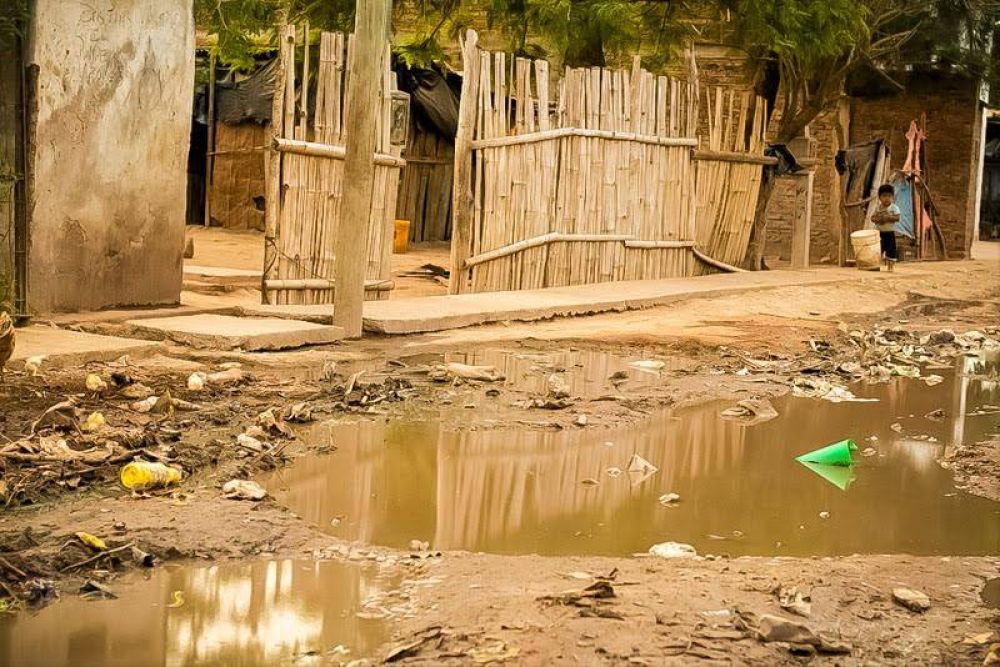 LA FOTO: Se los lleva el agua