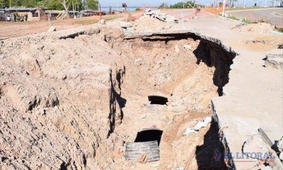 Pluvial de avenida Romero: detectaron nuevas fallas y el trabajo se extender� varios d�as m�s